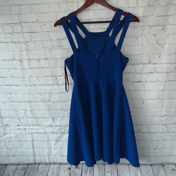 B. Smart Dark Blue Strapped Sleeveless dress size 9 - Picture 10 of 15